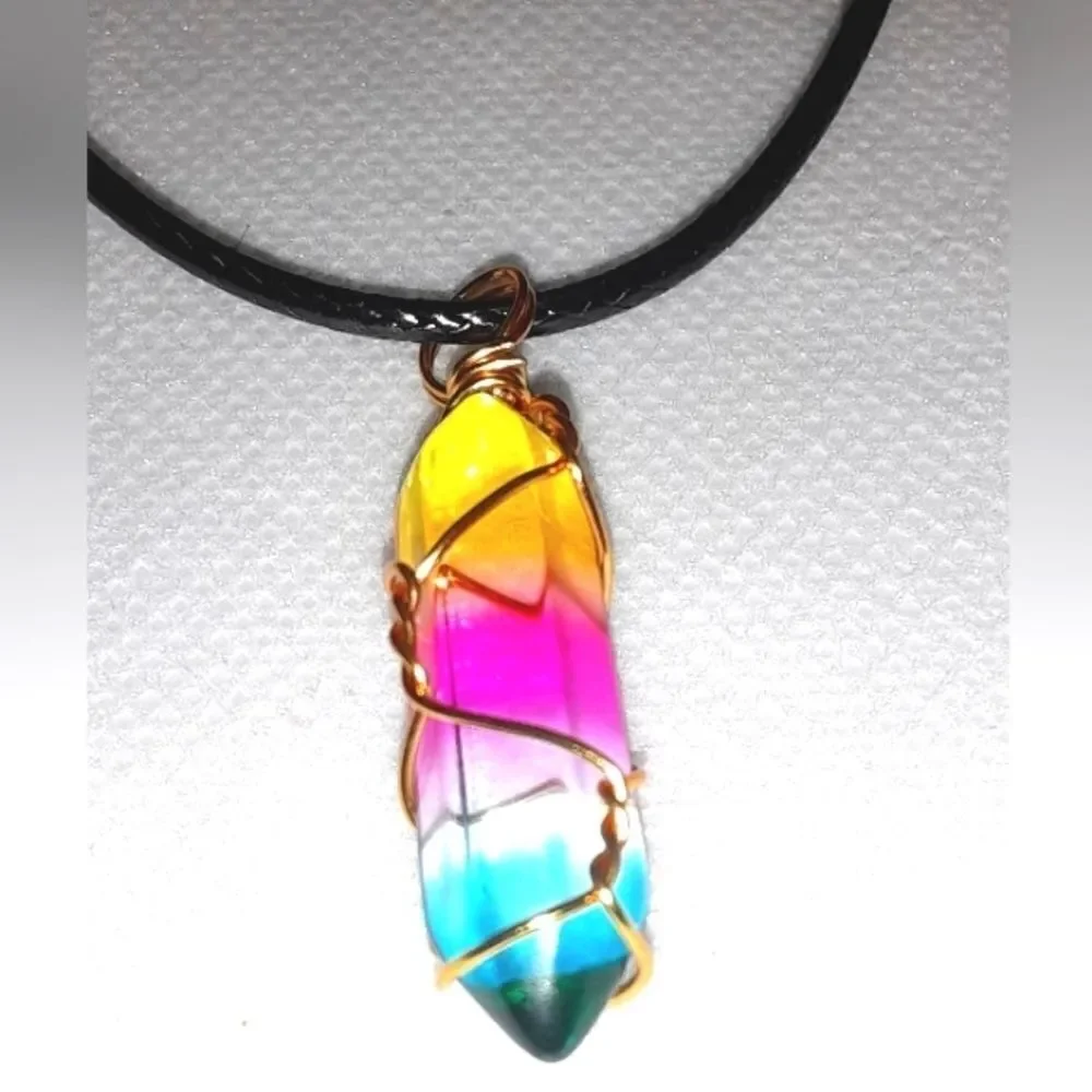 GEOMETRIC meditation pendant necklace male or female - Picture 6 of 9